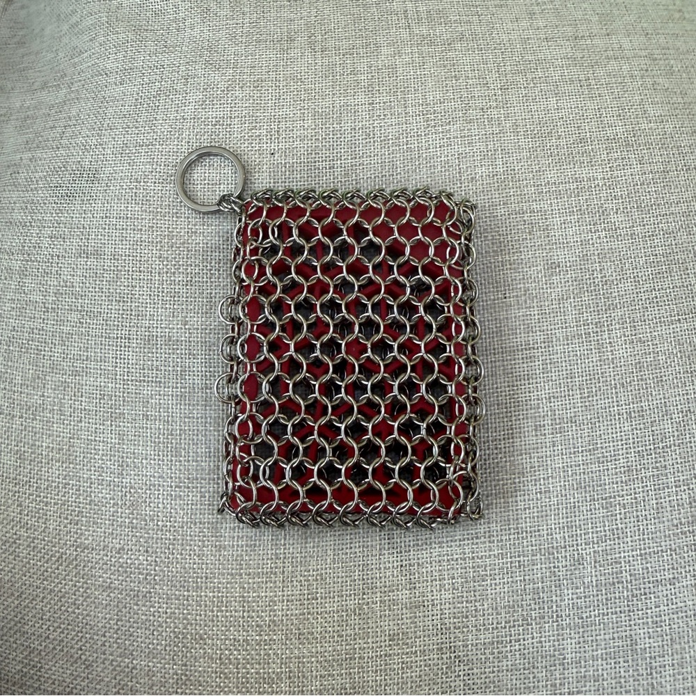 Lodge Chainmail Scrubber Stainless Steel Cast Iron Cleaning Tool,Dishwasher-Safe - Picture 4 of 6
